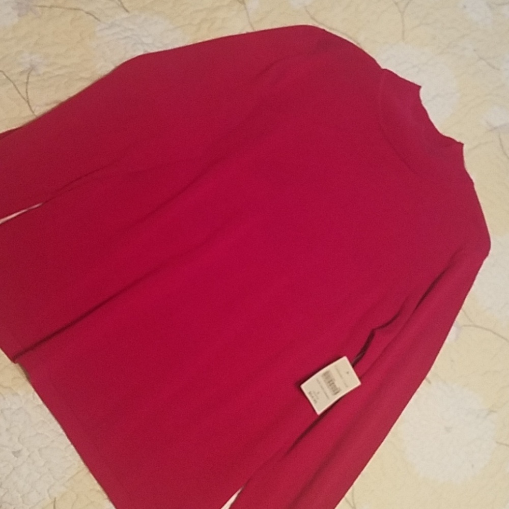 Beautiful red mocm neck sweater size small